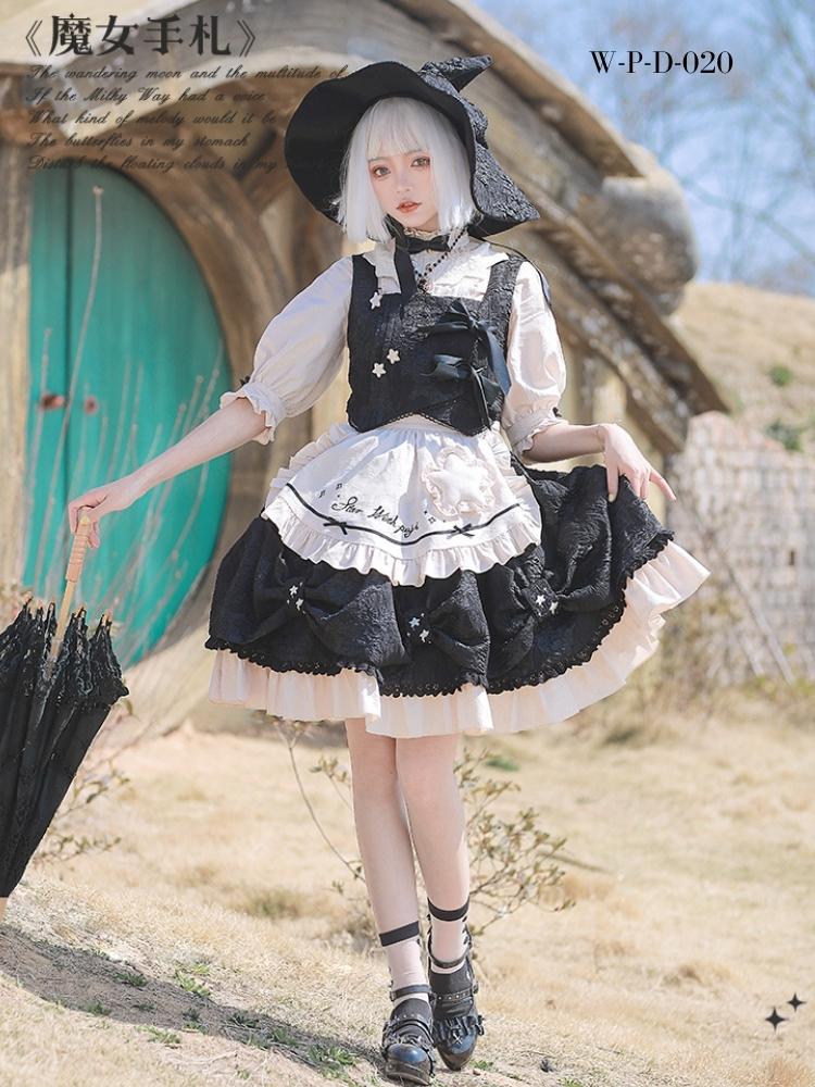 Lolita Gothic Maid Wear Girl Classical Fancy Dress Cosplay Halloween Custom Made 